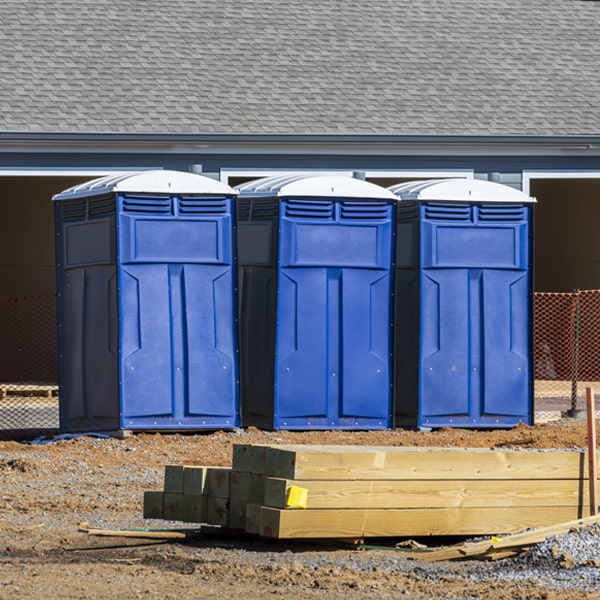 do you offer hand sanitizer dispensers inside the portable restrooms in Parshall